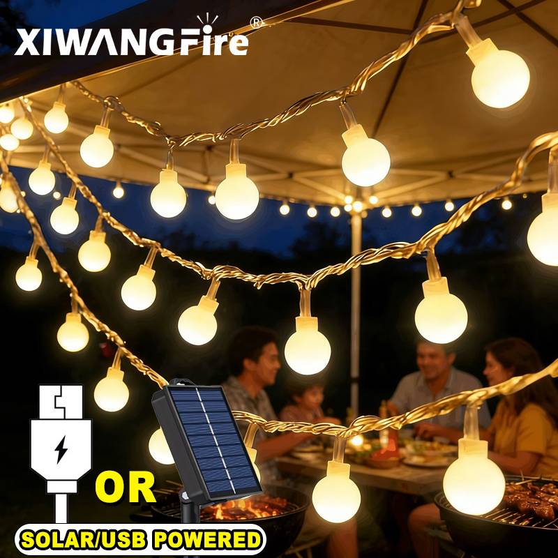 Lighting Decor Ideas - Luci a Stringa Solari/USB/a Batteria 3-10M,