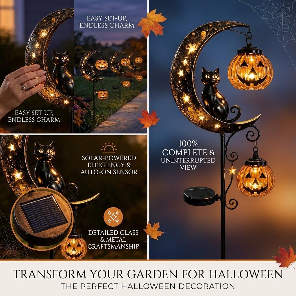 Led Moon Lamp - Lampada da Giardino a Colonna a