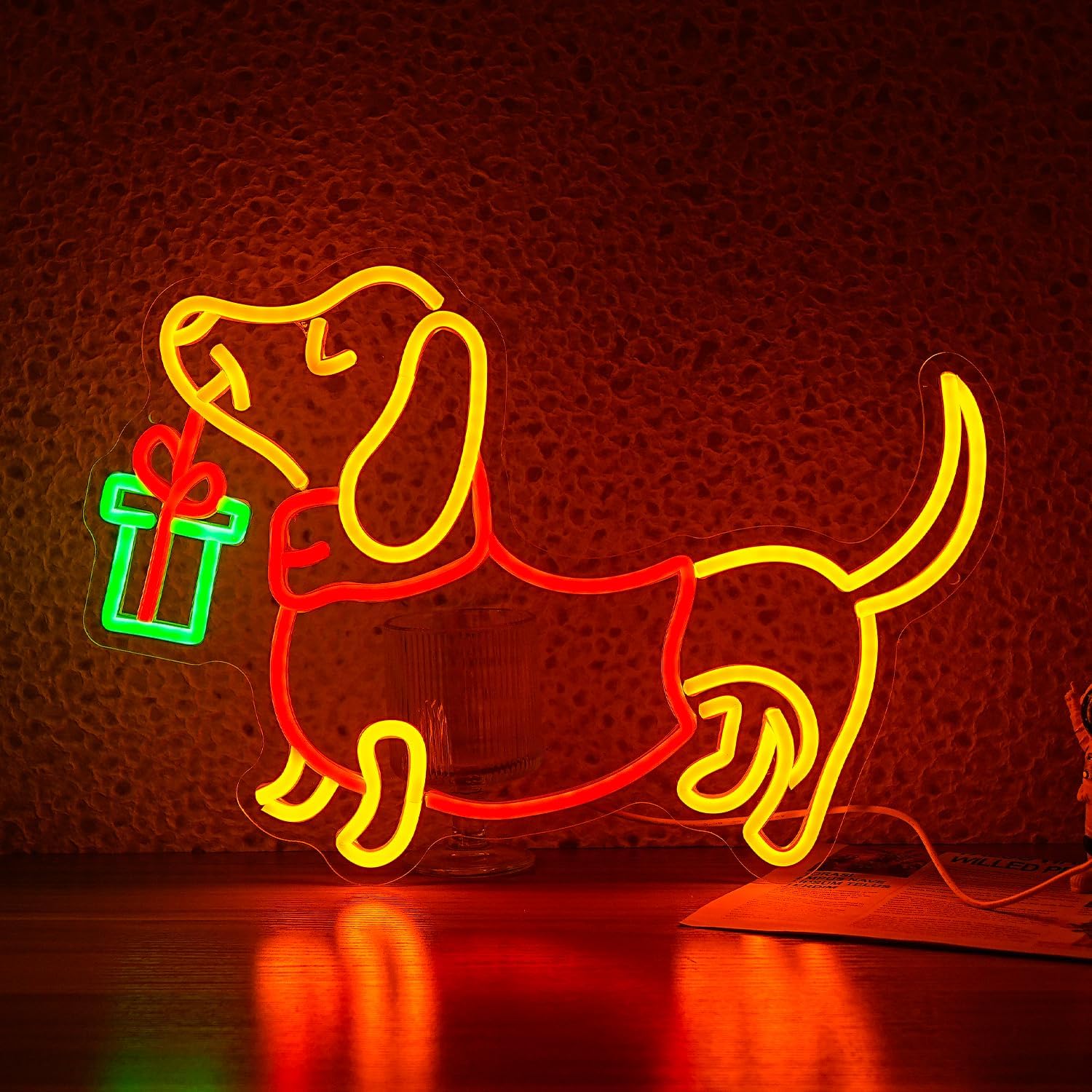 Lighting Decoration Ideas For Home - USB dimmerabile bassotto insegna al neon