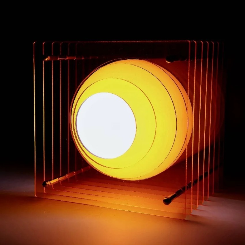 Led Moon Lamp - Lampada a mille strati in acrilico