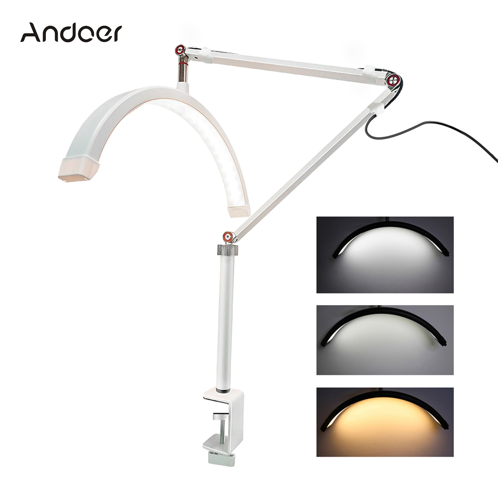Led Moon Lamp - Andoer HD-M3X Luce video a LED