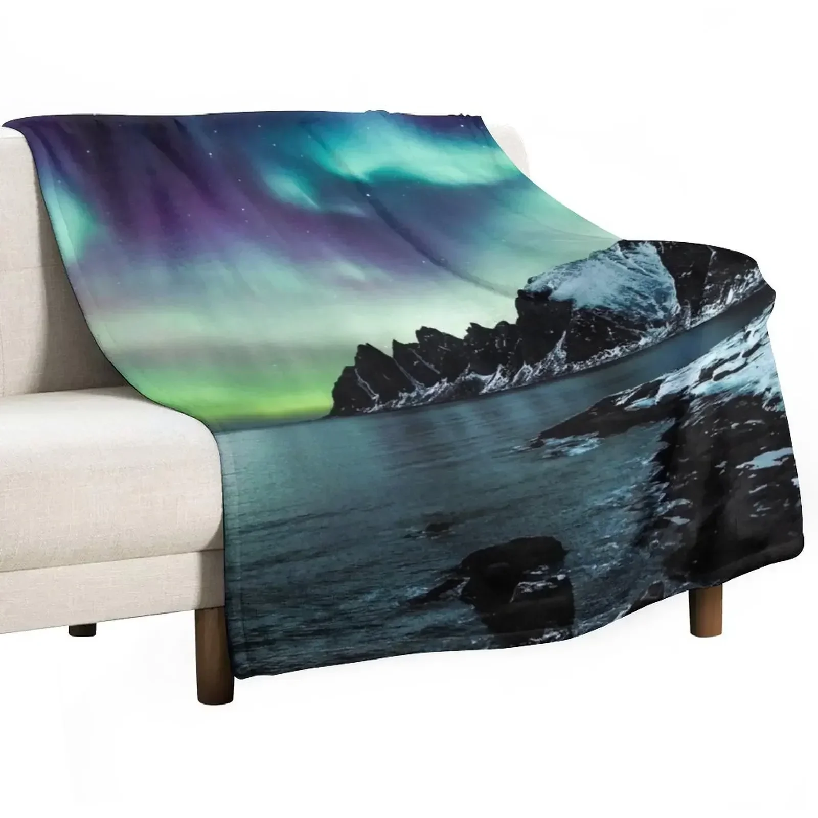 Lighting Decoration Ideas For Home - Coperta decorativa Northern Lights III per