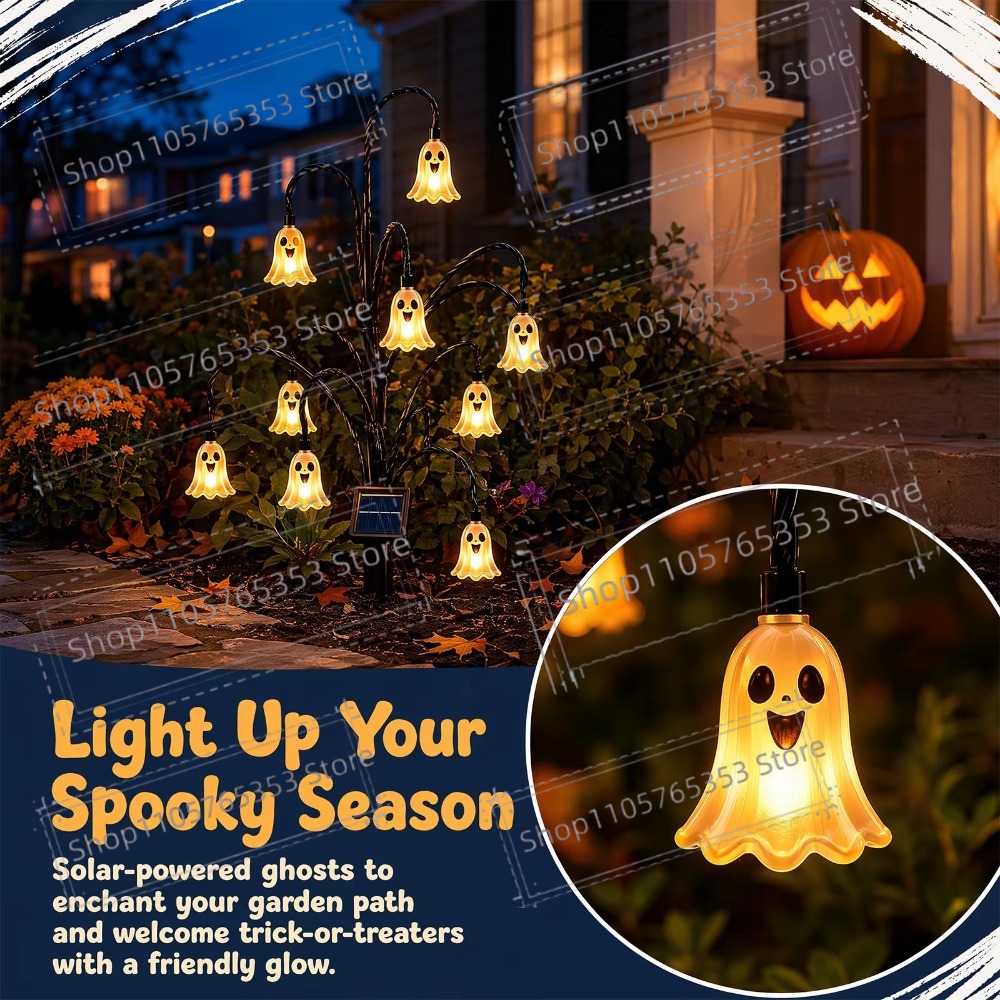 Lighting Tree Decor - Lanterna Solare di Halloween per Esterni,