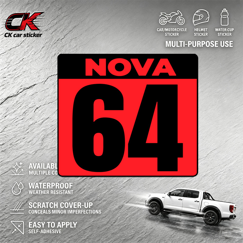 Nova Decor & Lighting Vase - Creativity NOVA 64: adesivo per auto