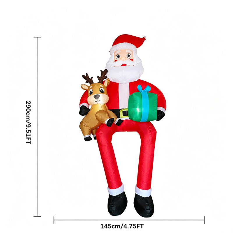 Babbon Natale Gonfiabile Sedut - Up Lighting Decor recensione e prezzo