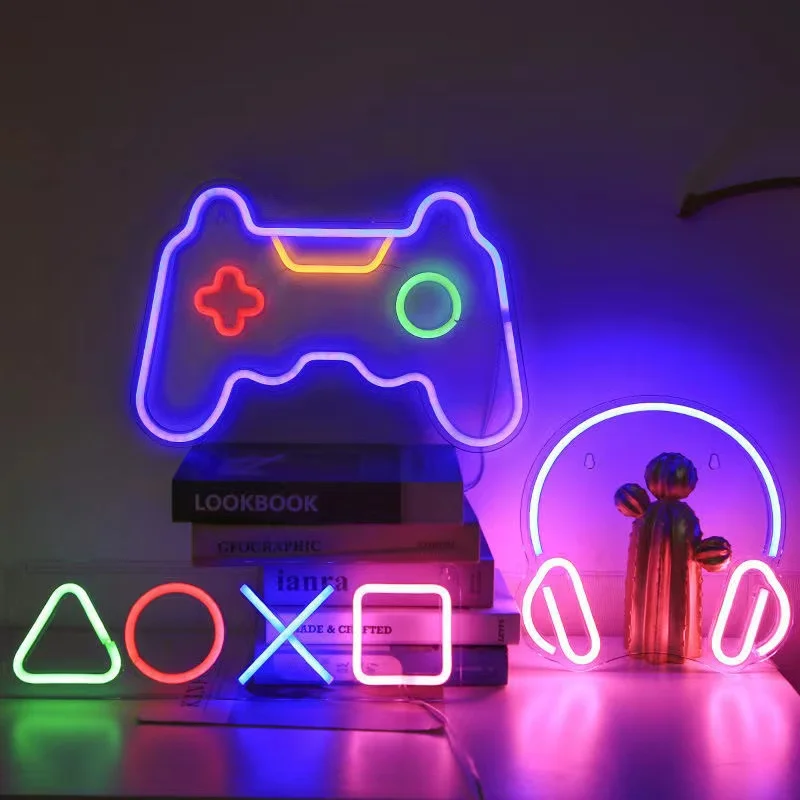 Gioco Neon Night Light Signs f - Bedroom Lighting Decor Ideas recensione e prezzo