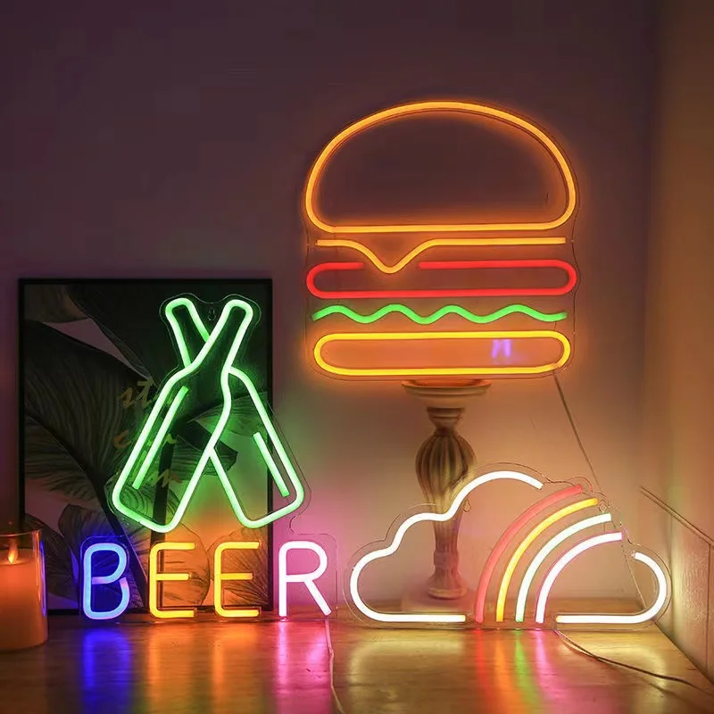 Gioco Neon Night Light Signs f - Bedroom Lighting Decor Ideas recensione e prezzo