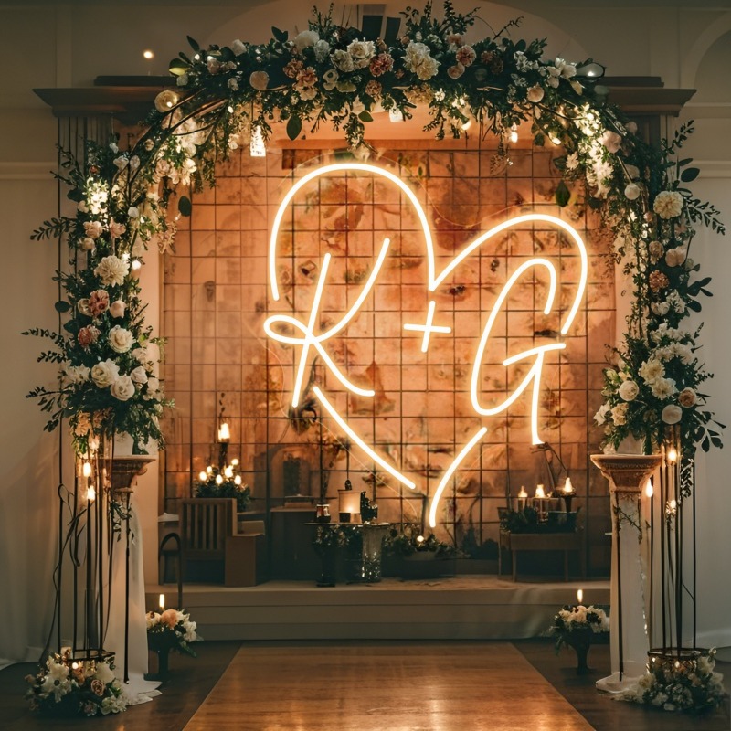 Insegna al neon a LED con iniz - Lighting Decor Ideas recensione e prezzo