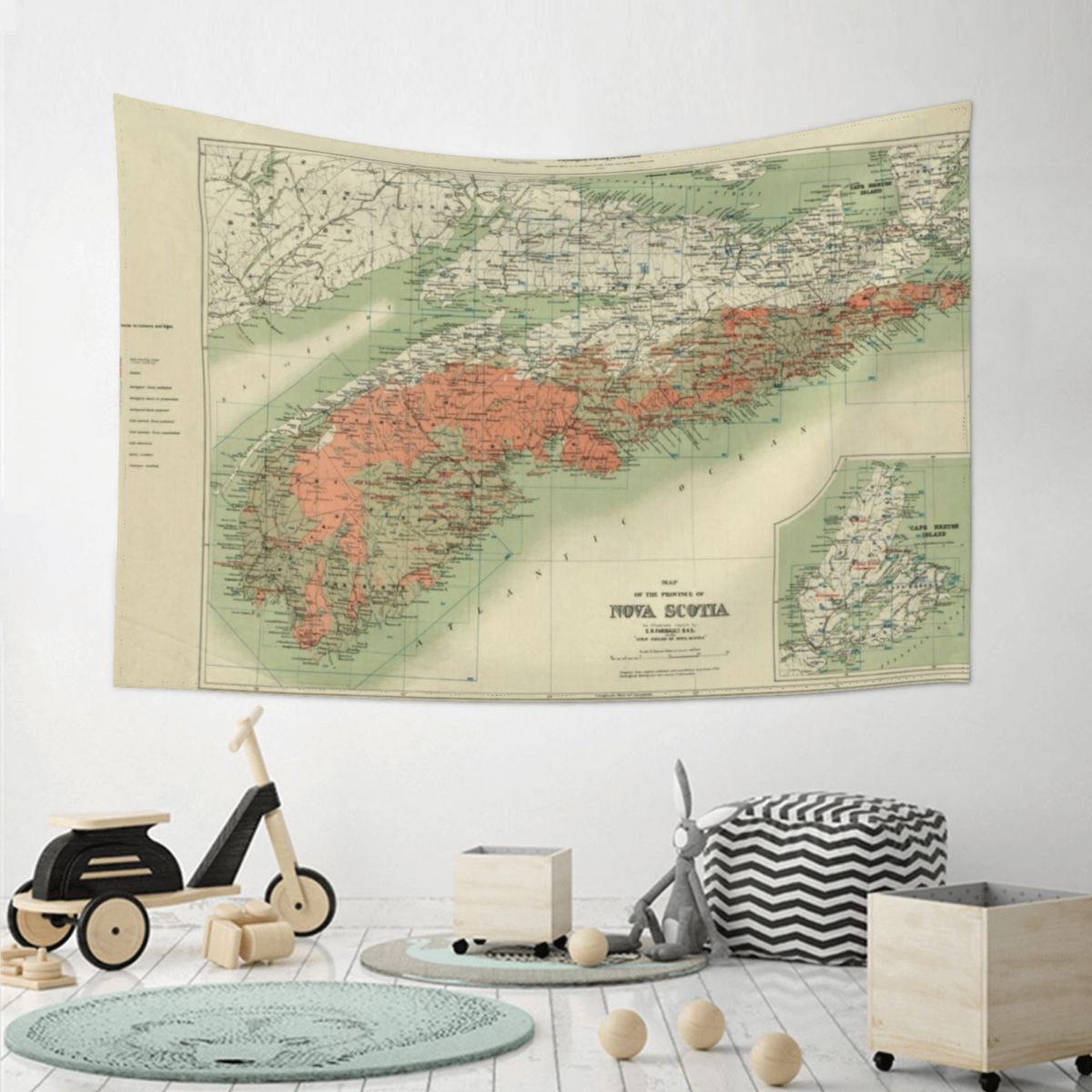Mappa geologica vintage della  - Nova Decor & Lighting Vase recensione e prezzo