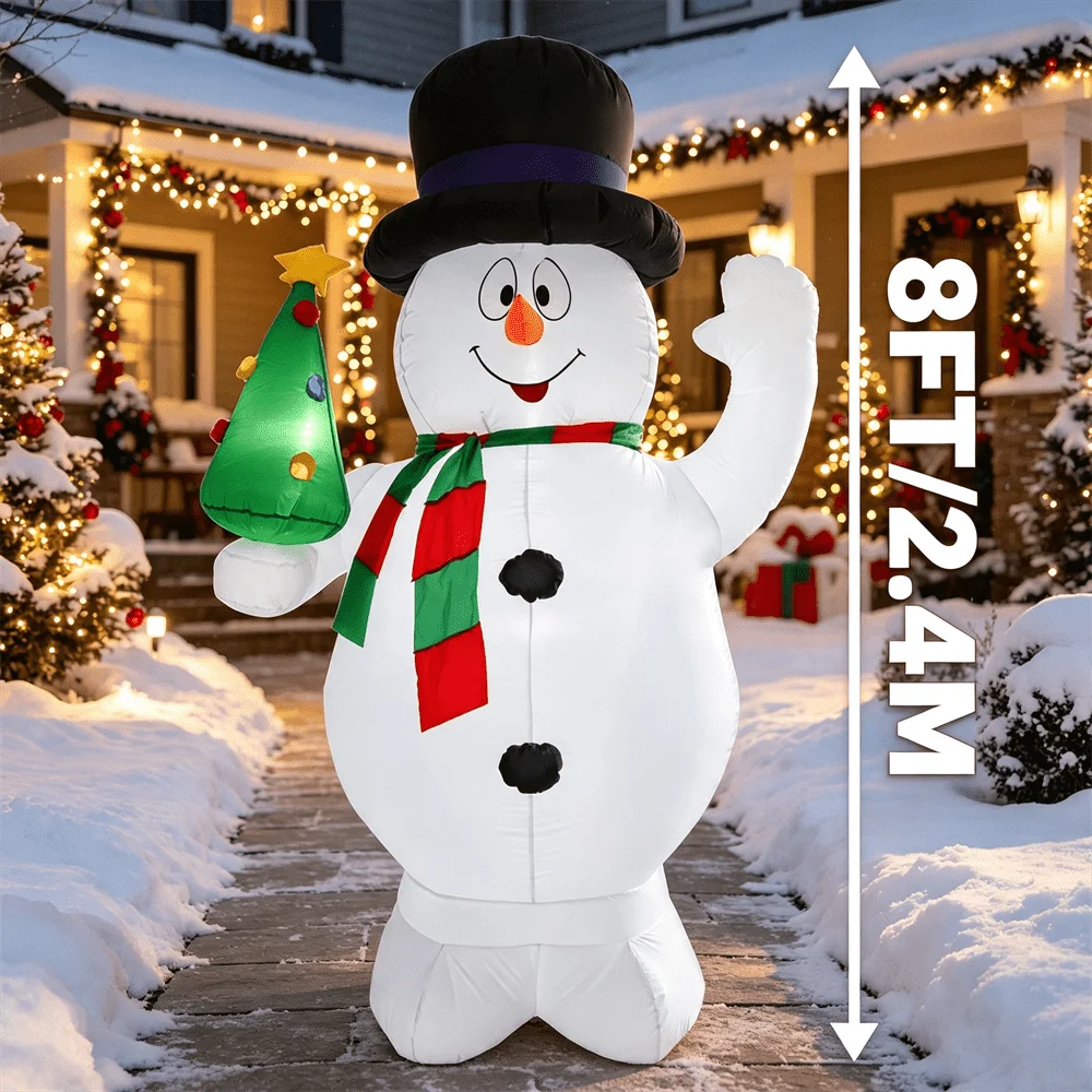 Pupazzo di neve gonfiabile da  - Lighting Tree Decor recensione e prezzo