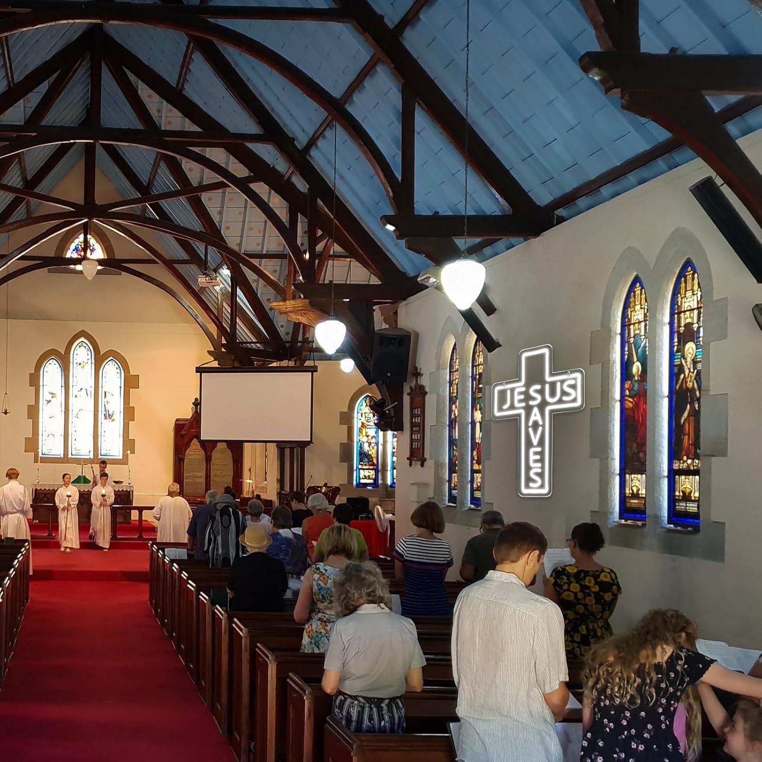 Insegne al Neon 'Jesus Saves C - Wall Decor Lighting recensione e prezzo