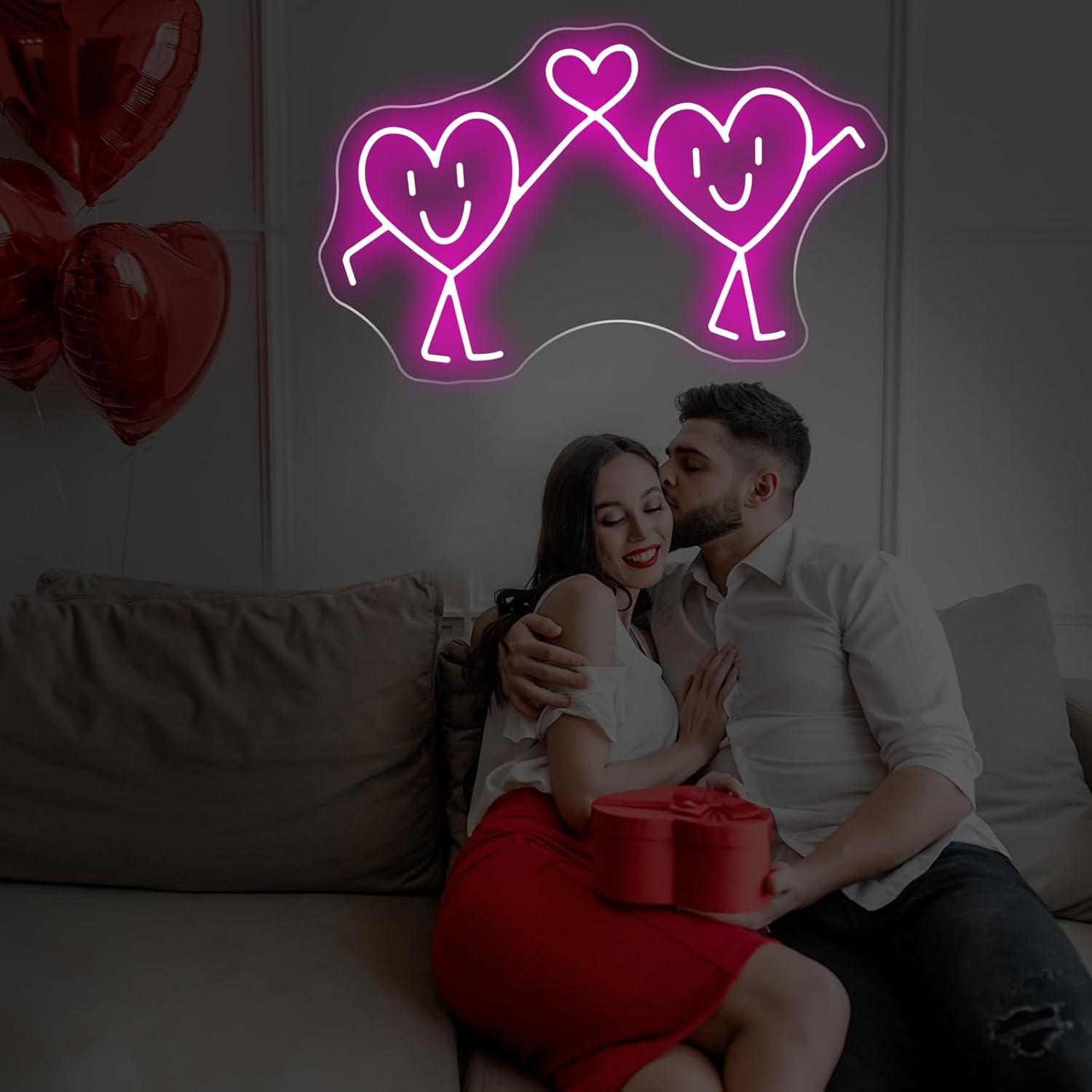 Insegna al neon a forma di cuo - Wall Decor Lighting recensione e prezzo