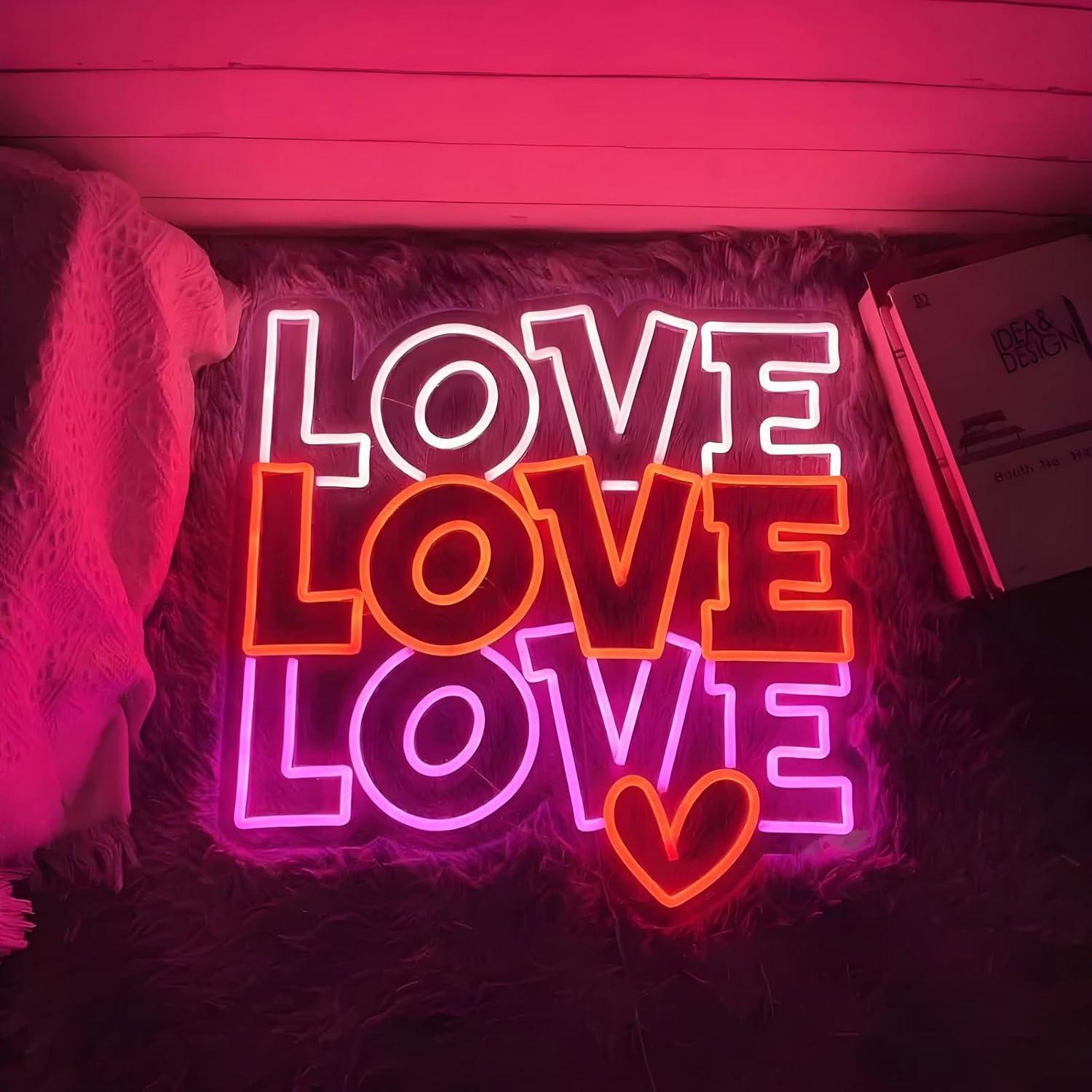 Insegna al neon a forma di cuo - Wall Decor Lighting recensione e prezzo