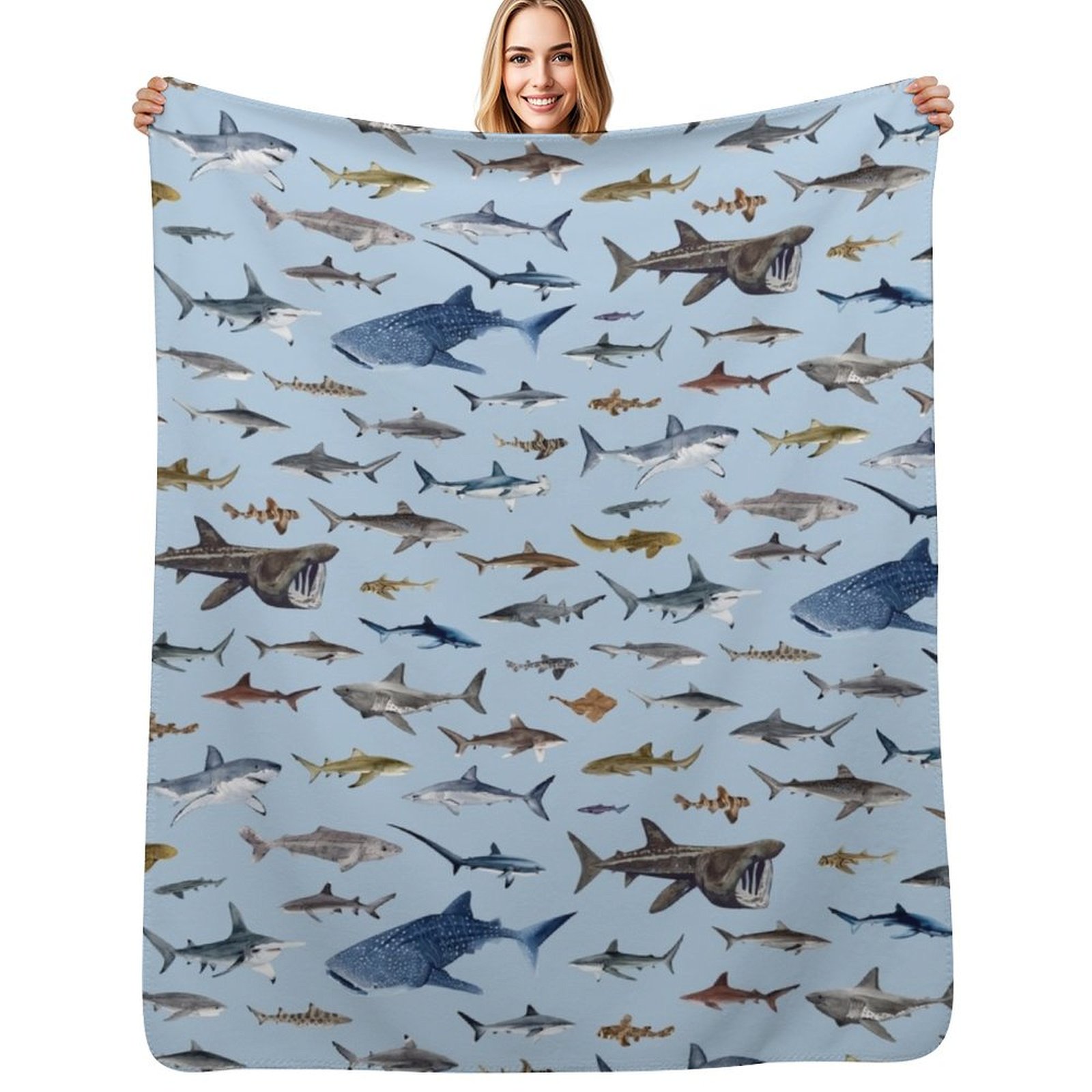 Coperta SHARKS azzurra per div - Lighting Decoration Ideas For Home recensione e prezzo