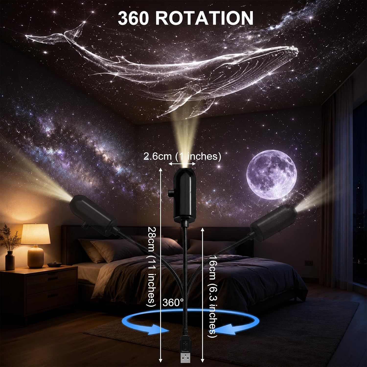 Lampada Proiettore LED Creativ - Led Moon Lamp recensione e prezzo